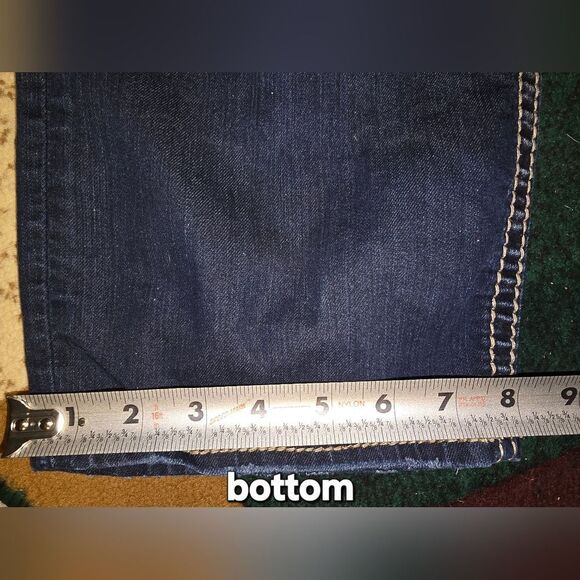 Silver Jeans Dark Blue Size 18 (JEA4) - Picture 4 of 11